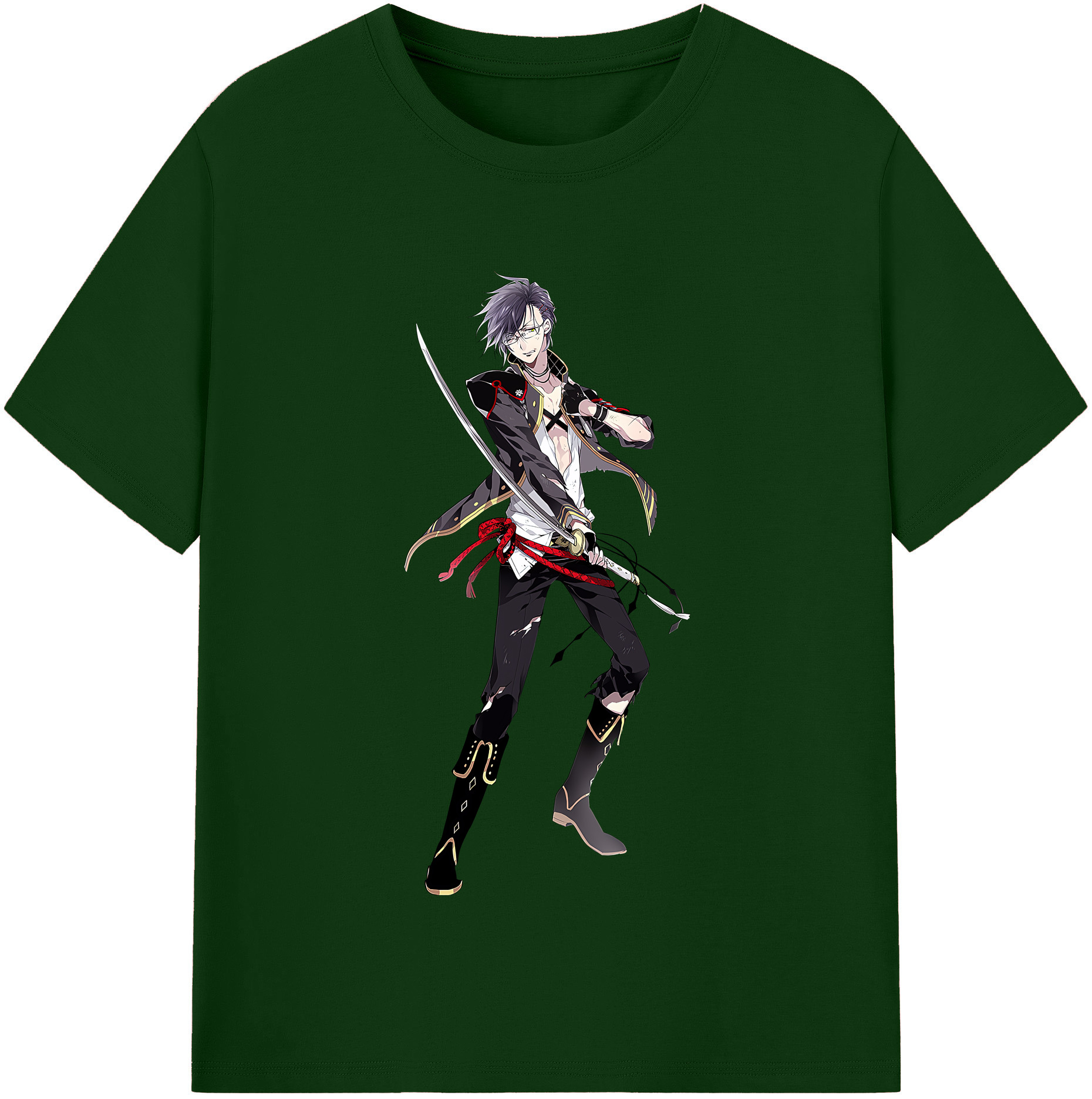 （画像用） 刀剣乱舞 Touken Ranbu 綿100％半袖Tシャツ（フロントプリント）